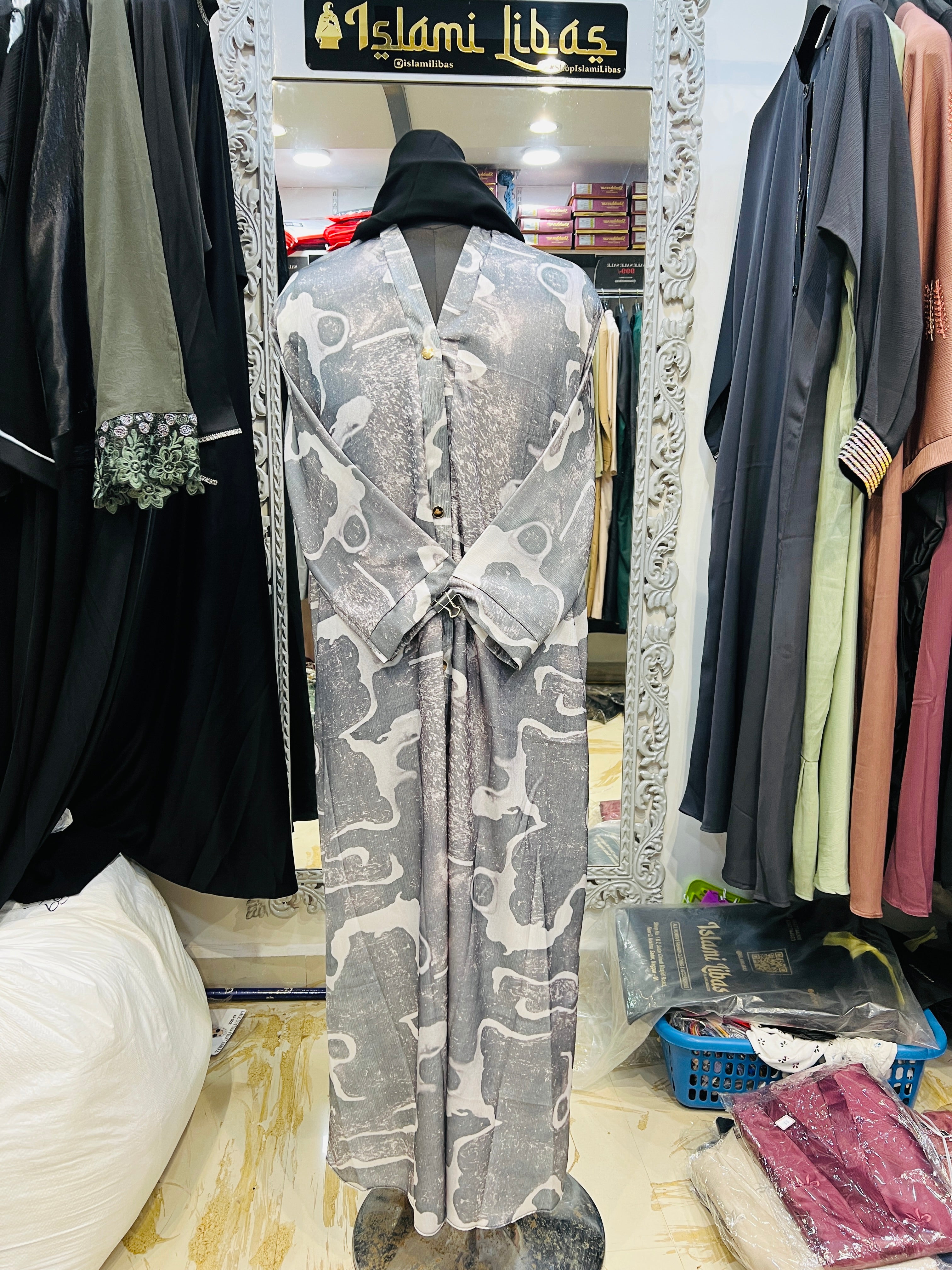 Aseelah Printed Texture Naqab